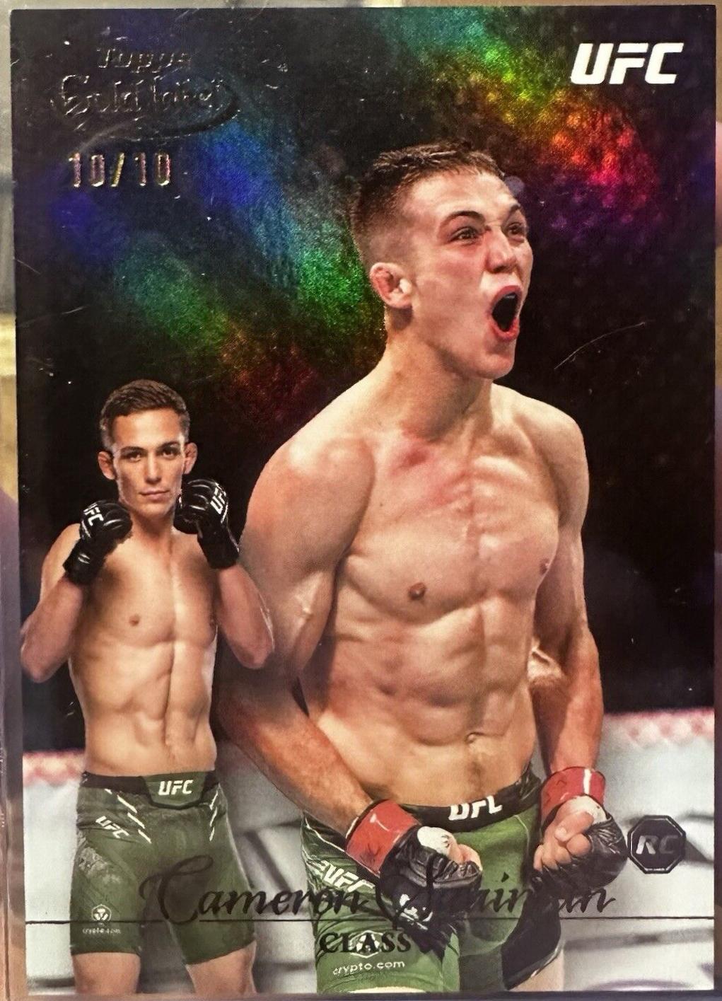 Cameron Saaiman 2024 Topps Gold Label UFC Base Class III #87 Black
