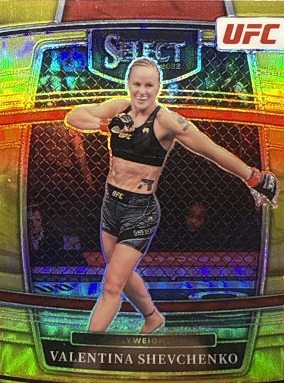 Valentina Shevchenko 2022 Panini Select UFC Concourse #67 Gold