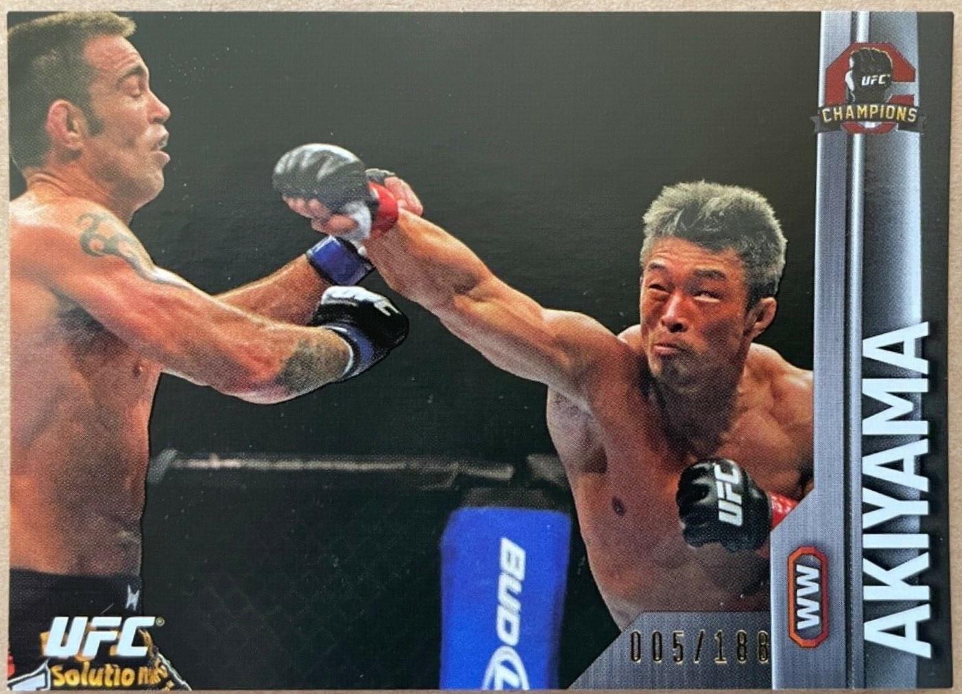 Yoshihiro Akiyama 2015 Topps UFC Champions Base #56 Black