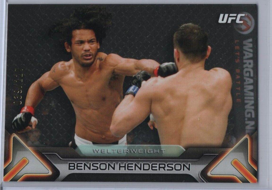 Benson Henderson 2016 Topps UFC Knockout Base #35 Silver