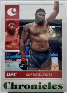 Curtis Blaydes 2022 Panini Chronicles UFC Base Chronicles #6 Green