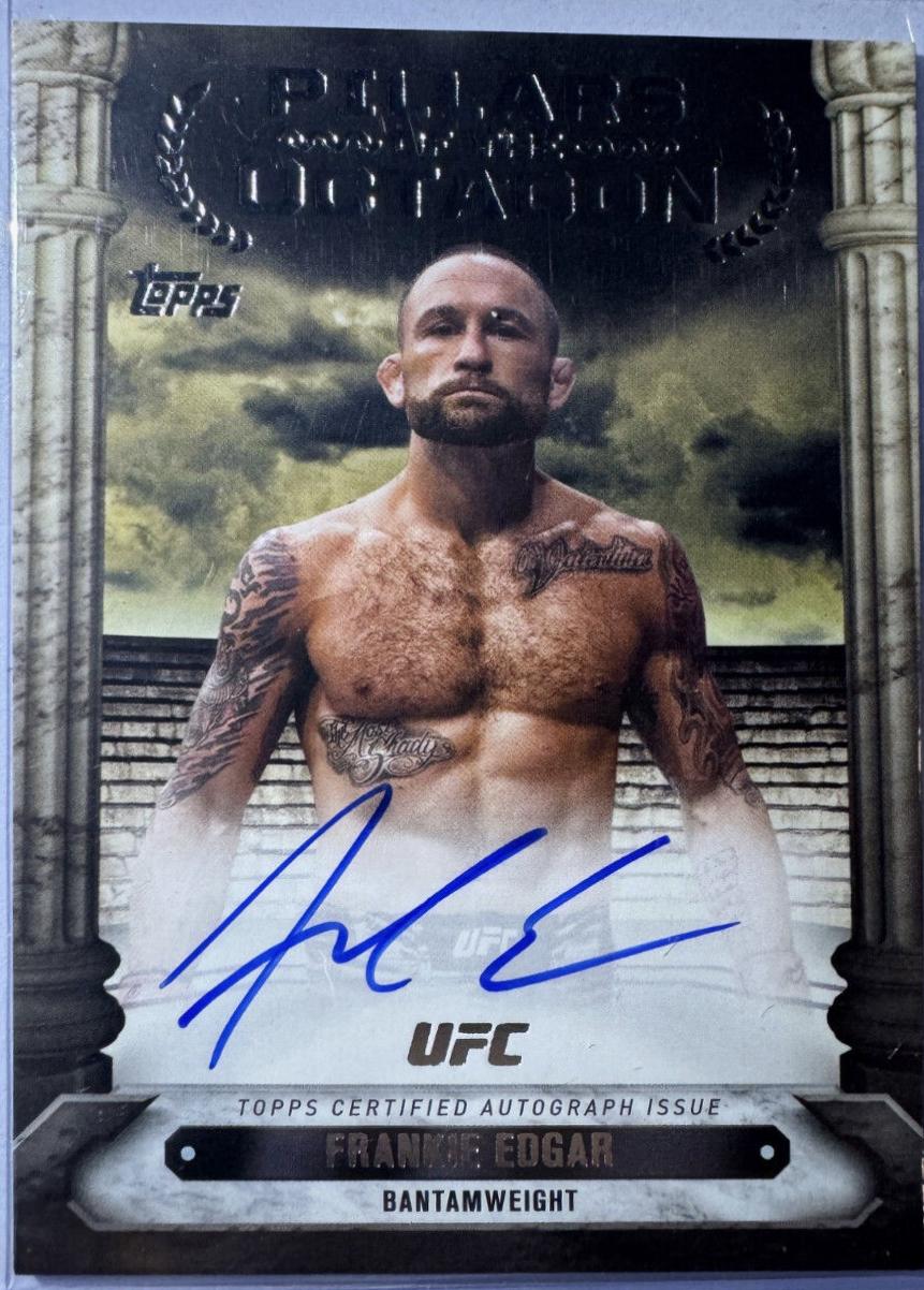 Frankie Edgar 2024 Topps Knockout UFC Pillars of the Octagon Autographs #PTG-FER