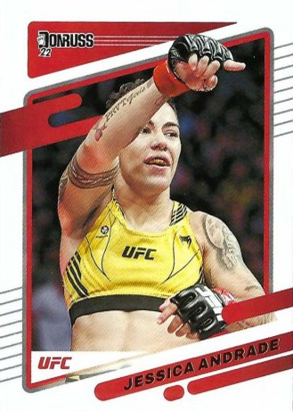 Jessica Andrade 2022 Panini Donruss UFC Base #176 Holo Black Laser