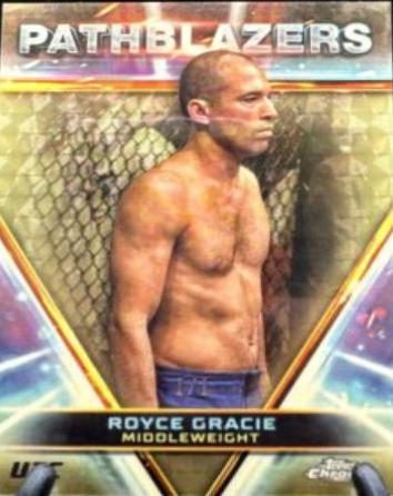 Royce Gracie 2024 Topps Chrome UFC Base #170 Superfractor