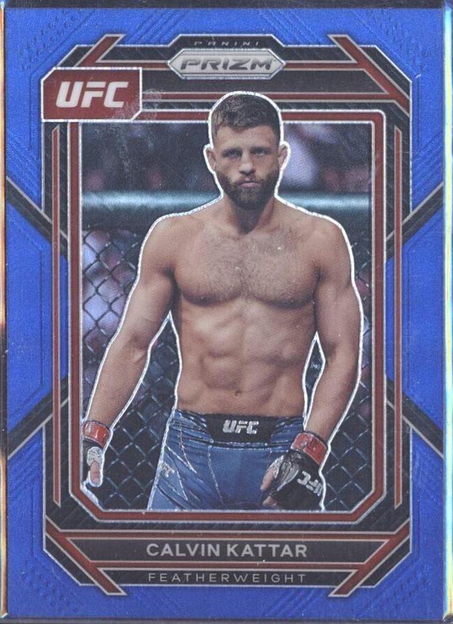 Calvin Kattar 2023 Panini Prizm UFC Base #163 Blue