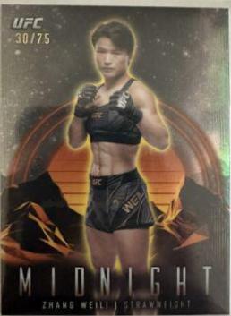 Zhang Weili 2024 Topps Midnight UFC Base #86 Dusk