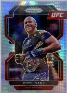 Ciryl Gane 2022 Panini Prizm UFC Base #101 Hyper
