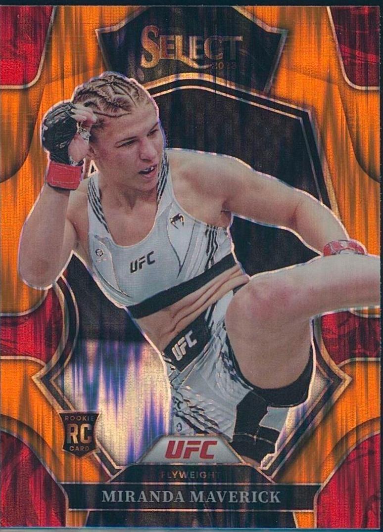 Miranda Maverick 2023 Panini Select UFC Premier Level #167 Orange Flash