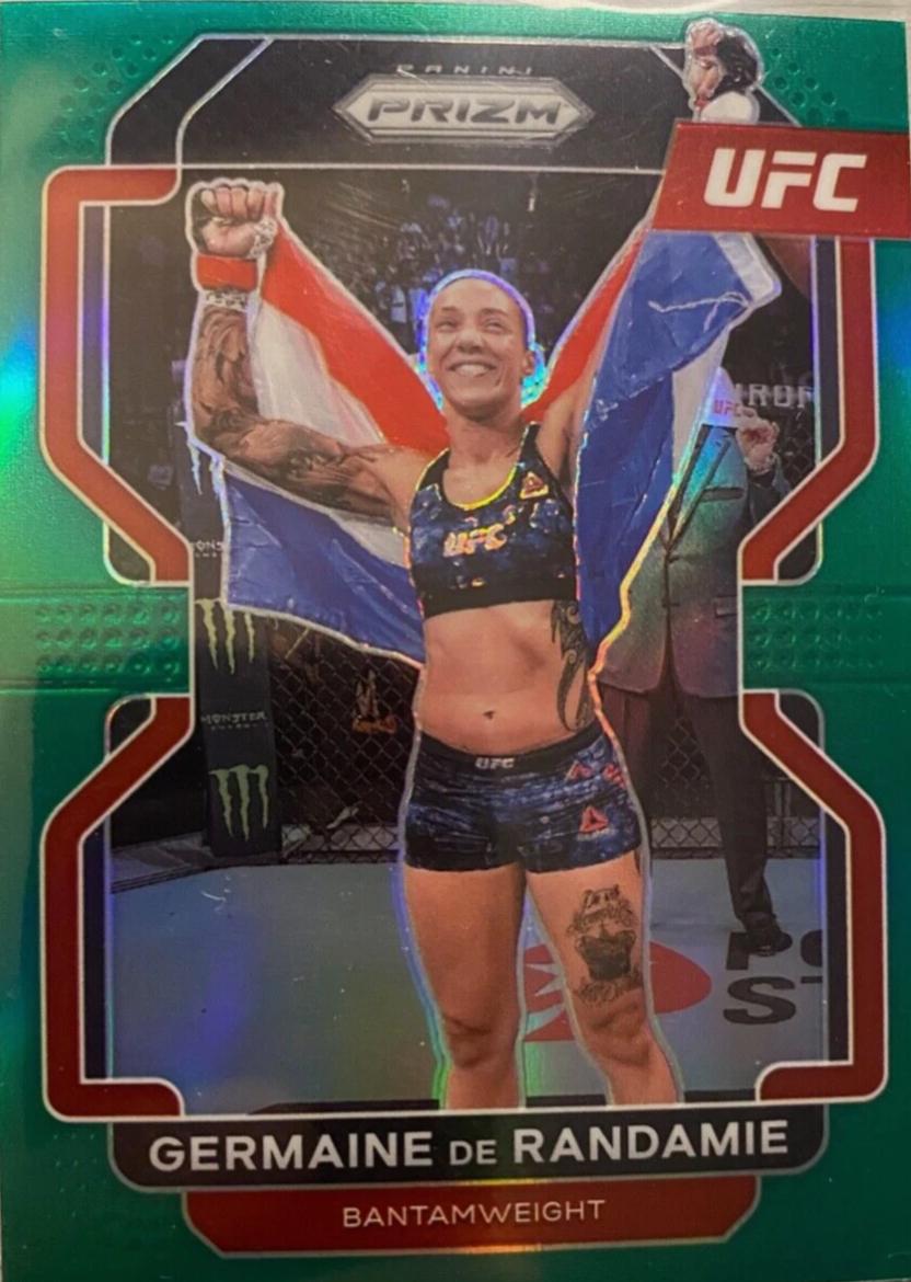 Germaine de Randamie 2022 Panini Prizm UFC Base #173 Green