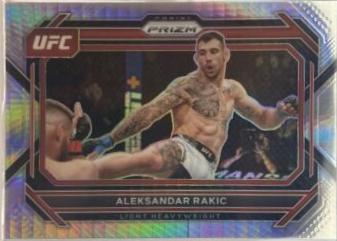 Aleksandar Rakic 2023 Panini Prizm UFC Base #16 Hyper
