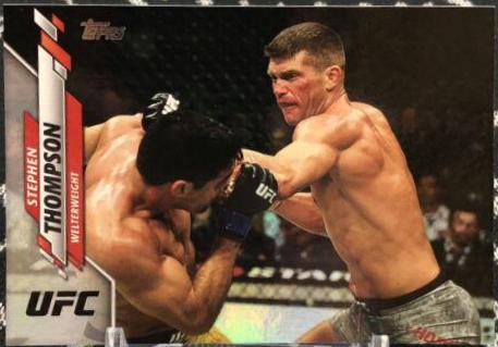 Stephen Thompson 2020 Topps UFC Base #33 Rainbow Foil