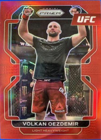 Volkan Oezdemir 2022 Panini Prizm UFC Base #184 Red