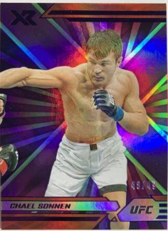 Chael Sonnen 2022 Panini Chronicles UFC Base Spectra #377 Purple