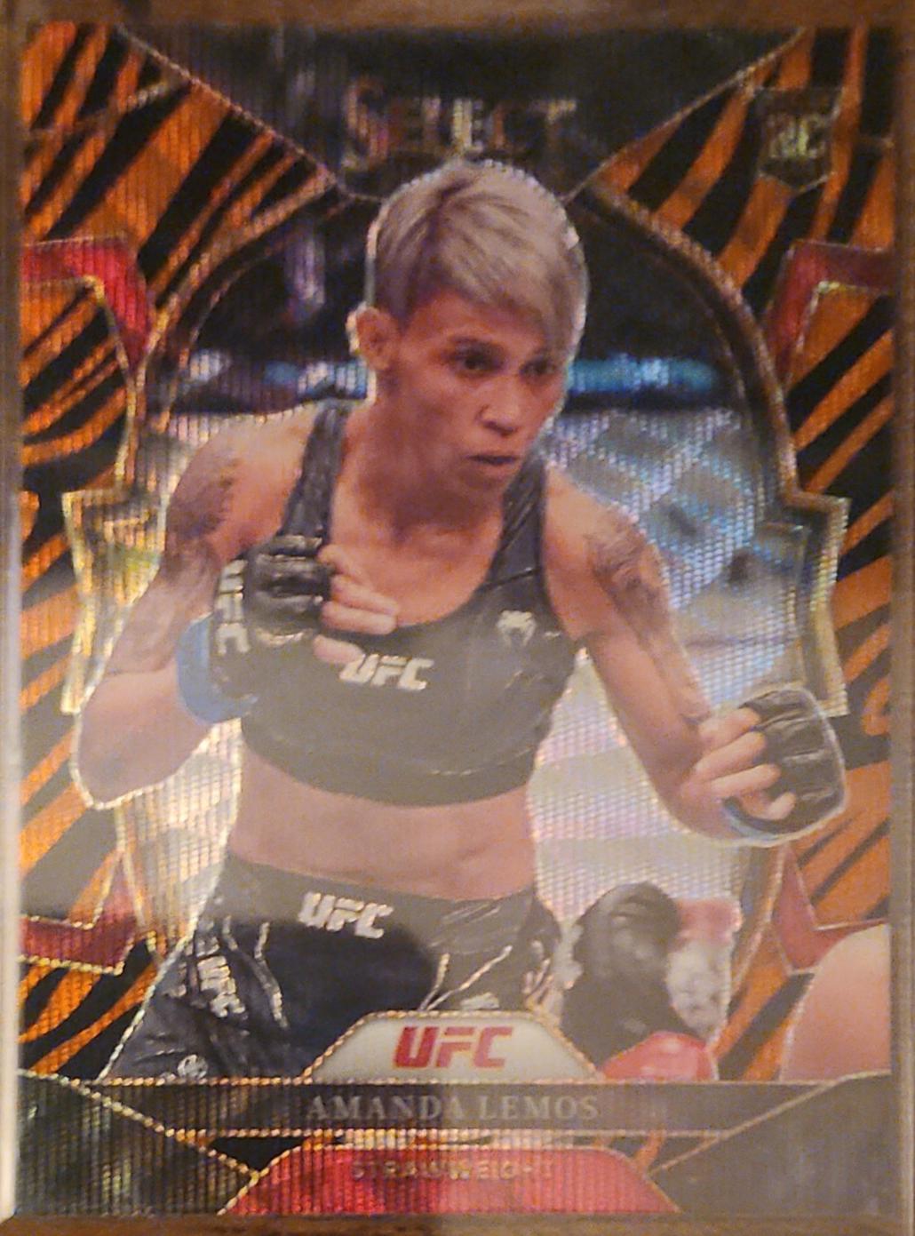 Amanda Lemos 2023 Panini Select UFC Concourse #68 Tiger