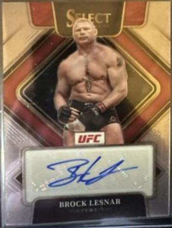 Brock Lesnar 2022 Panini Select UFC Signatures #25 Disco