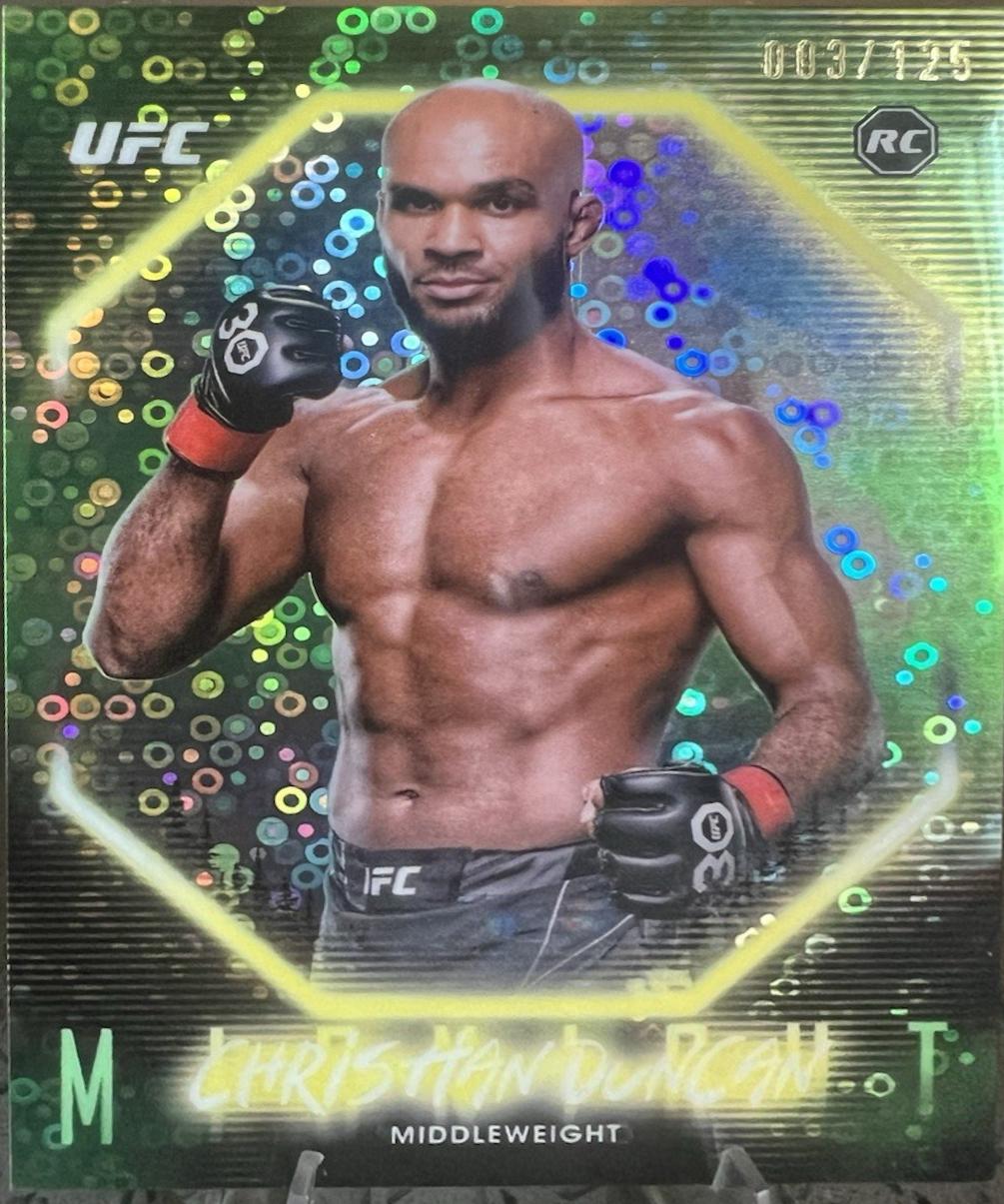 Christian Duncan 2025 Topps Midnight UFC Base #40 Morning