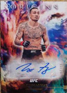 Max Holloway 2021 Panini Chronicles UFC Origins Autographs #13 Gold
