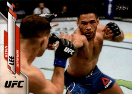 Kevin Lee 2020 Topps UFC Base #20 Rainbow Foil
