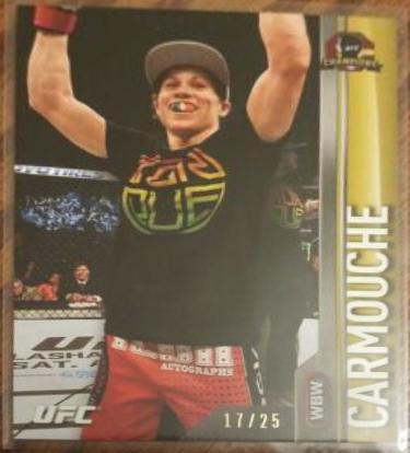 Liz Carmouche 2015 Topps UFC Champions Base #199 Gold