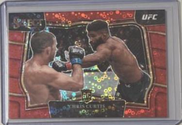 Chris Curtis 2023 Panini Select UFC Octagonside #256 Red Disco