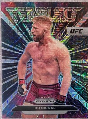 Bo Nickal 2023 Panini Prizm UFC Fearless #2 Mojo