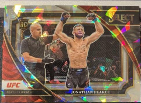 Jonathan Pearce 2023 Panini Select UFC Mezzanine #345 Cracked Ice