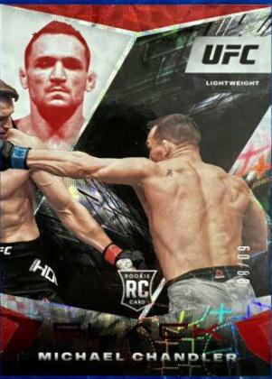 Michael Chandler 2021 Panini Chronicles UFC Base Black #108 Asia Red
