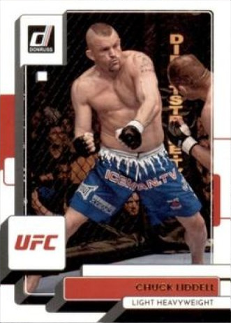 Chuck Liddell 2023 Panini Donruss UFC Base #3 Press Proof Teal