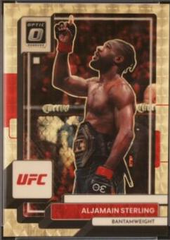 Aljamain Sterling 2023 Panini Donruss Optic UFC Base #59 Gold Vinyl