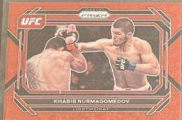 Khabib Nurmagomedov 2023 Panini Prizm Under Card UFC Base #45 Red