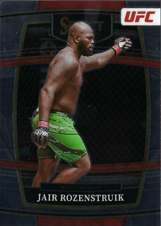 Jairzinho Rozenstruik 2022 Panini Select UFC Concourse #88 Gold Flash