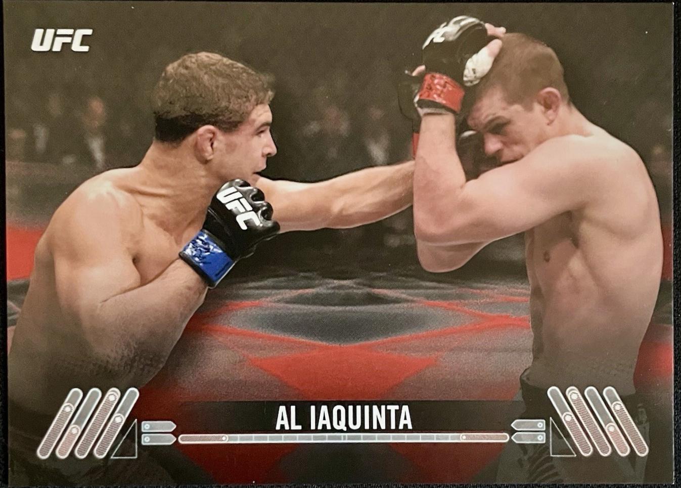 Al Iaquinta 2017 Topps UFC Knockout Base #55 Red