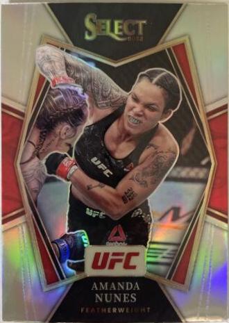 Amanda Nunes 2022 Panini Select UFC Premier Level #193 Silver
