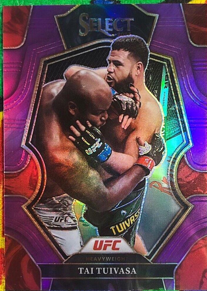 Tai Tuivasa 2023 Panini Select UFC Octagonside #257 Purple