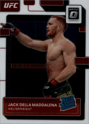 Jack Della Maddalena 2023 Panini Donruss Optic UFC Base #144 Purple