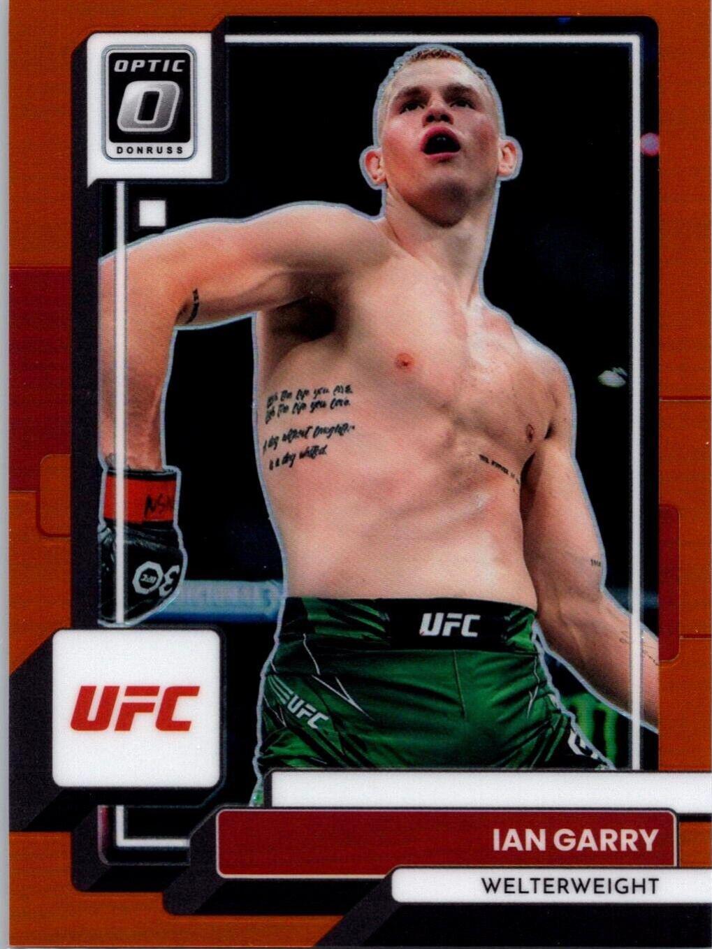 Ian Machado Garry 2023 Panini Donruss Optic UFC Base #76 Orange