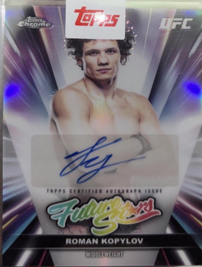 Roman Kopylov 2026 Topps Chrome UFC Future Stars Autographs #FSA-RK Refractor