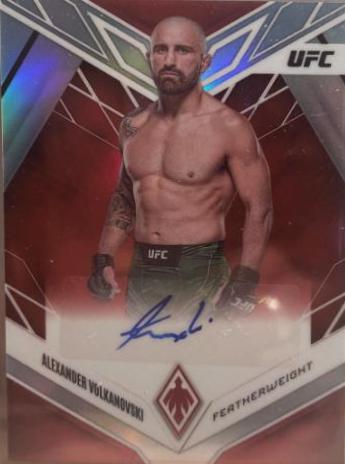 Alexander Volkanovski 2023 Panini Chronicles UFC Phoenix Autographs #11 Red