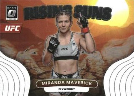 Miranda Maverick 2023 Panini Donruss Optic UFC Rising Suns #4 Red