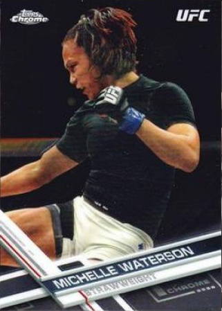 Michelle Waterson-Gomez 2017 Topps Chrome UFC Base #25 Red