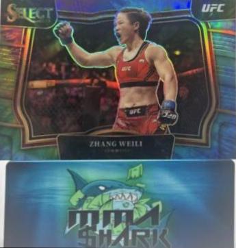 Zhang Weili 2023 Panini Select UFC Octagonside #239 Tie Dye