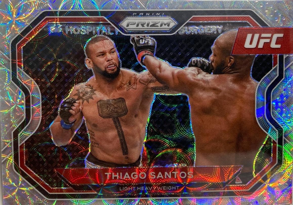 Thiago Santos 2021 Panini Prizm UFC Base #197 Premium