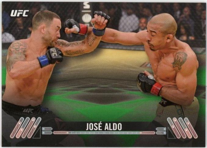 José Aldo 2017 Topps UFC Knockout Base #20 Green