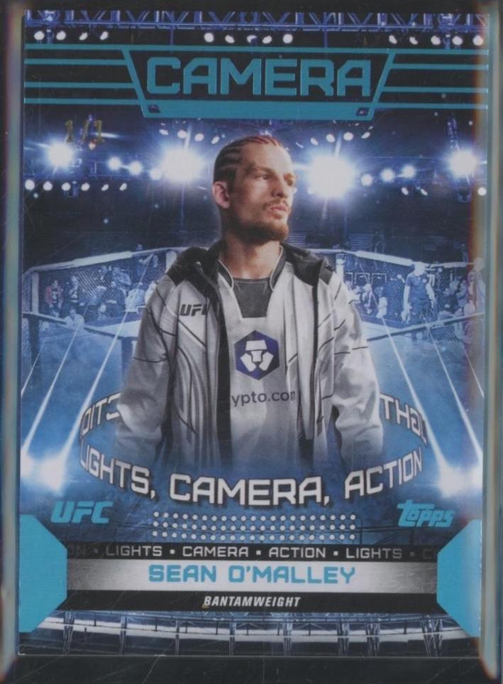 Sean O'Malley 2024 Topps Knockout UFC Lights (Lights, Camera, Action) #LTS-19 Platinum