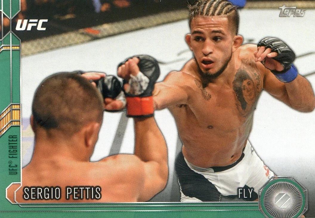 Sergio Pettis 2015 Topps UFC Chronicles Base #214 Green