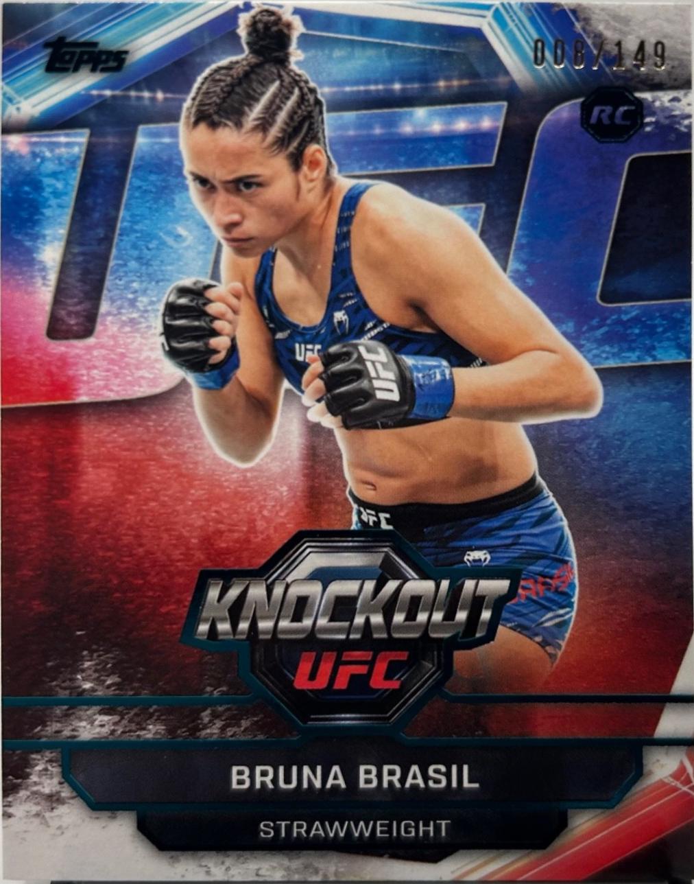 Bruna Brasil 2026 Topps Knockout UFC Base #83 Teal