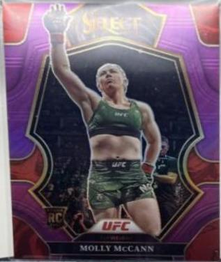 Molly McCann 2023 Panini Select UFC Octagonside #205 Purple