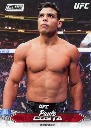 Paulo Costa 2025 Topps Stadium Club UFC Base #108 First Day Issue