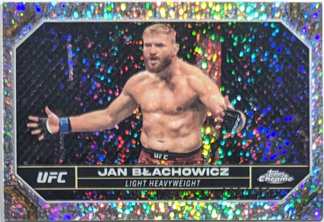 Jan Błachowicz 2024 Topps Chrome UFC Base #91 Speckle Refractor