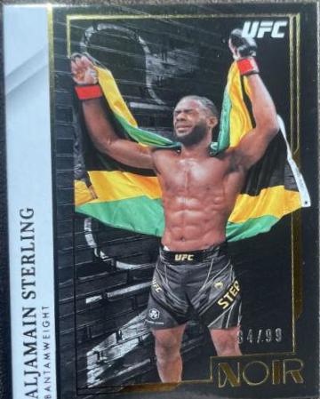 Aljamain Sterling 2022 Panini Chronicles UFC Base Noir #427 Gold